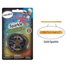 Gold Sparkle Stretch Magic 5 meter Spool 1mm Diameter stretchy cord