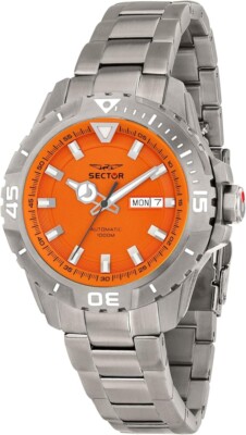 Sector Legend Titan Automatik Uhr Orange Zifferblatt _R3223135005