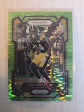 2023 Panini Prizm - Rookies Joey Porter Jr. #386 Green Wave Prizm (RC)