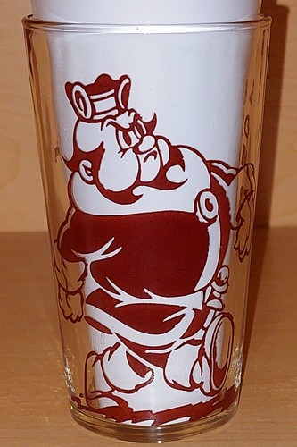 *🔥 HTF 1939 PARAMOUNT PICTURES GULLIVER'S  TRAVELS BOMBO GLASS! 