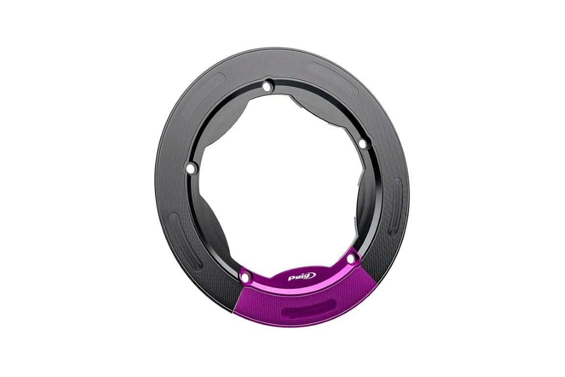Puig Purple Shaft Ring Trim - 2 Piece Kit Yamaha TMAX 560 2020-2026