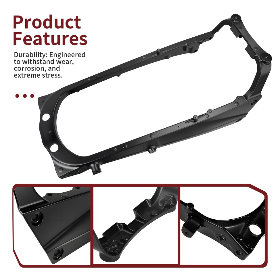 Black Heavy Duty Aluminum Sub Frame For Yamaha Raptor YFM700 YFM700R ...