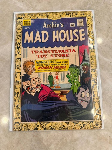 Archies Mad House 1960s Archie Silver Age F-VG Transylvania Toy Store