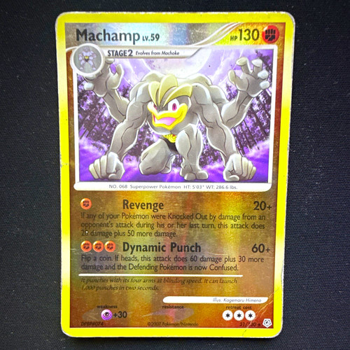 Nintendo Machamp 31/130 Diamond & Pearl Holo Rare 2007