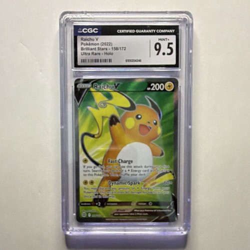 Raichu V graded CGC 9.5 for sale on eBay