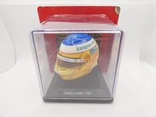Charles Leclerc Helmet 2021 GP France Ferrari Edicola Spark 1/5 F1 Formula 1