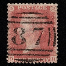 Placa roja SG40 (C10) 1d 48 - OH - fina - 87 Blandford