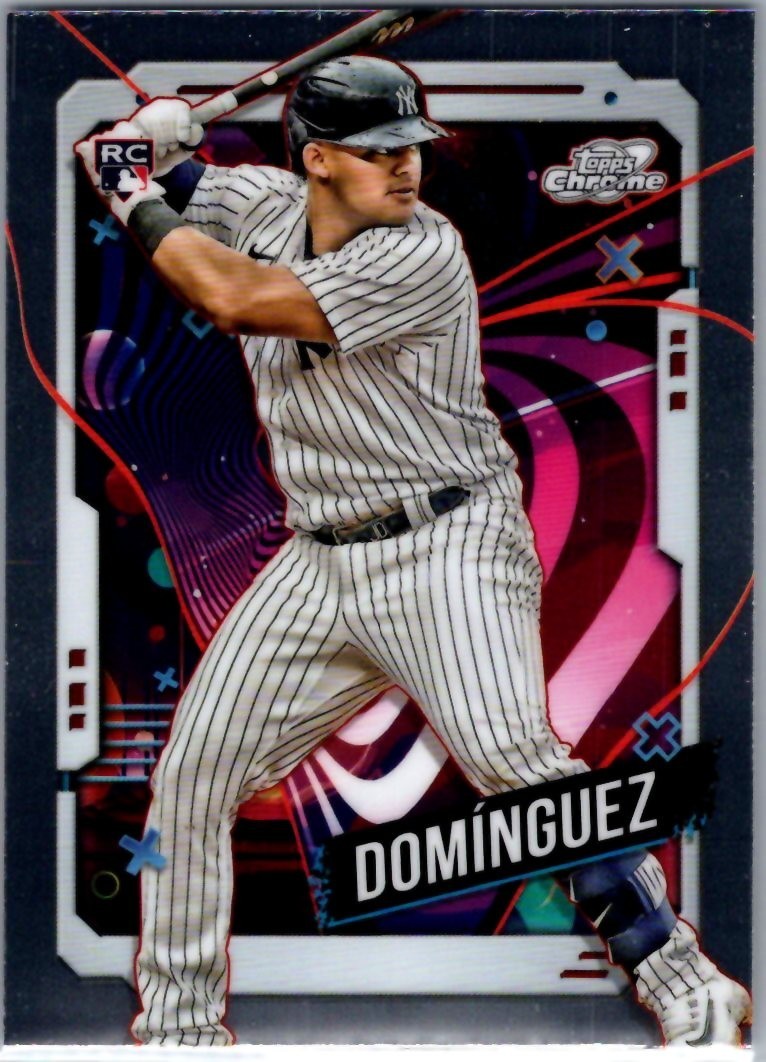 2024 Topps Chrome Cosmic JASSON DOMINGUEZ #89 Rookie RC New York Yankees NOCO