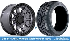 Black Rhino Alloy Wheels & Winter Tyres 17" For Honda Ridgeline 05-14