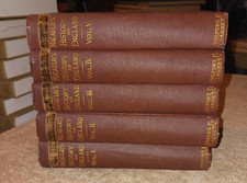 History of England Macaulay 5 Volume Set 1887 Accession of James II Victorian Ed