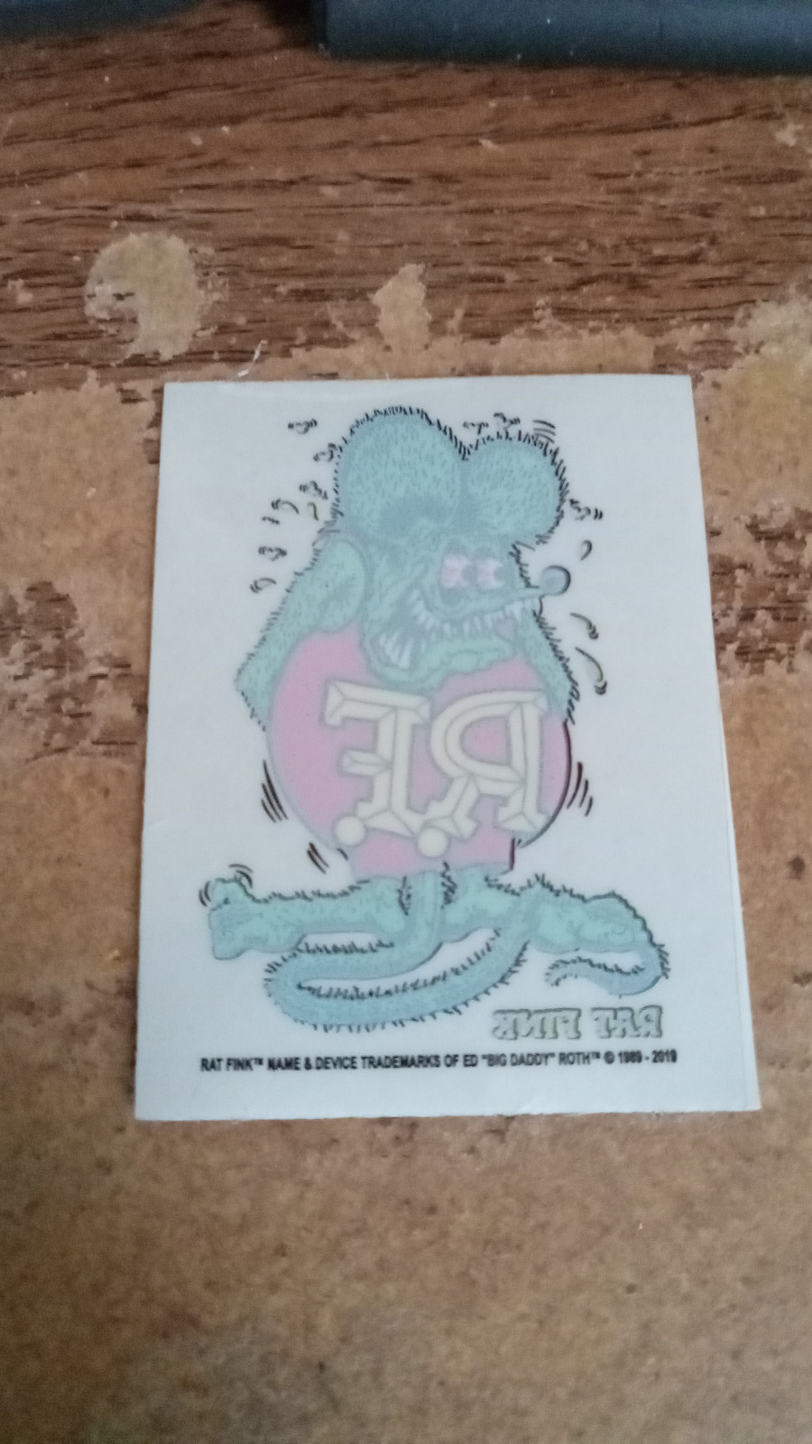 Official Ed Roth Ratfink Sticker Decal | 1.5" x 2"