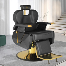 Heavy Duty Barber Chair Hydraulic Reclining Styling Salon Chair for Barbershop