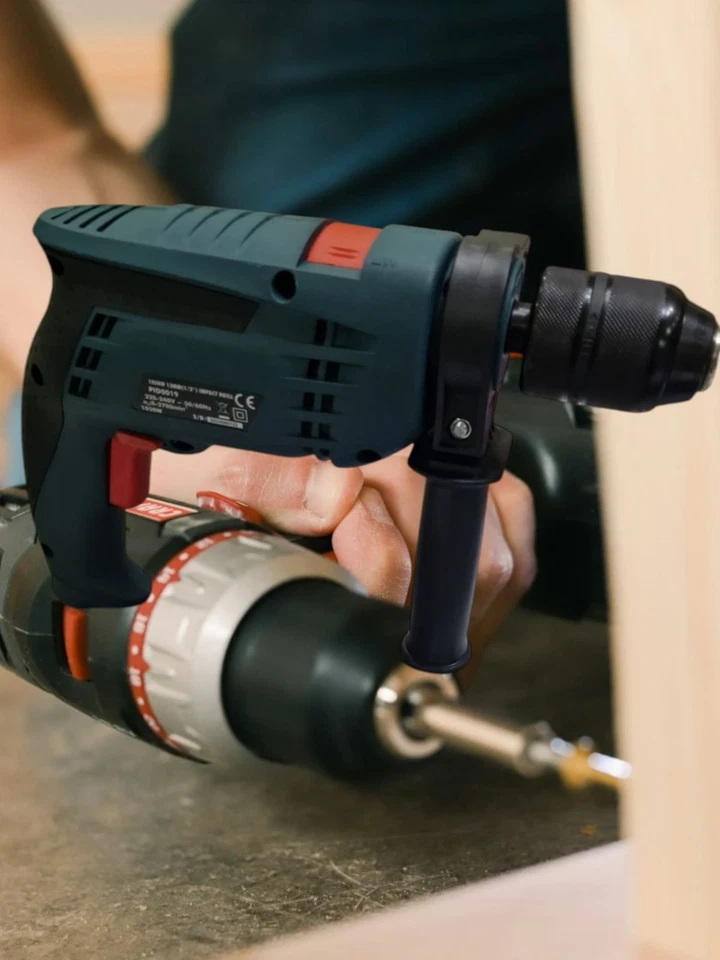 Trapano Avvitatore a percussione elettrico 1050W 2700RPM mandrino 13mm PID0019 - Immagine 4 di 4