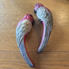 Pair Of Antique Celluloid Birds-Large-Made In Japan
