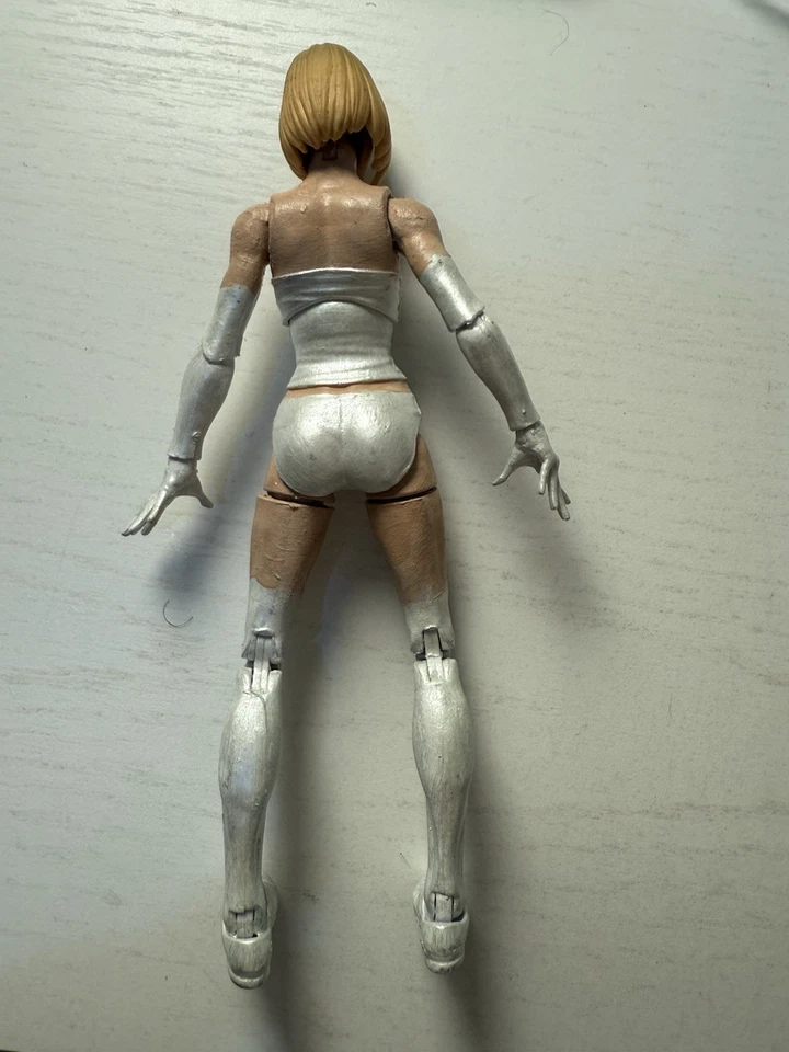 "Figura suelta personalizada de 6"" Emma Frost White Queen X-Men de Marvel Legends" Foto 2 de 2
