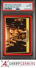 1983 O-PEE-CHEE STAR WARS RETURN OF THE JEDI #99 ULTIMATE MISSION POP 4 PSA 8