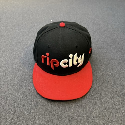 #ad Portland Trailblazers Hat OSFA Black Rip City New Era 9FIFTY SnapBack $9.67