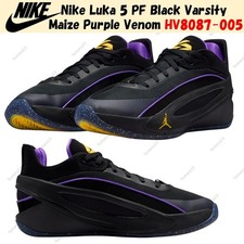 Nike Luka 5 PF Black Varsity Maize Purple Venom HV8087-005 Men's Size