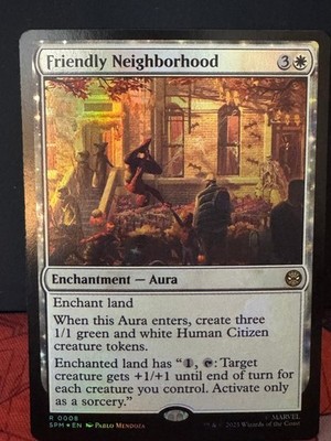 Friendly Neighborhood 8 Rare Marvel's Spider-Man Magic: The Gathering Foil NM