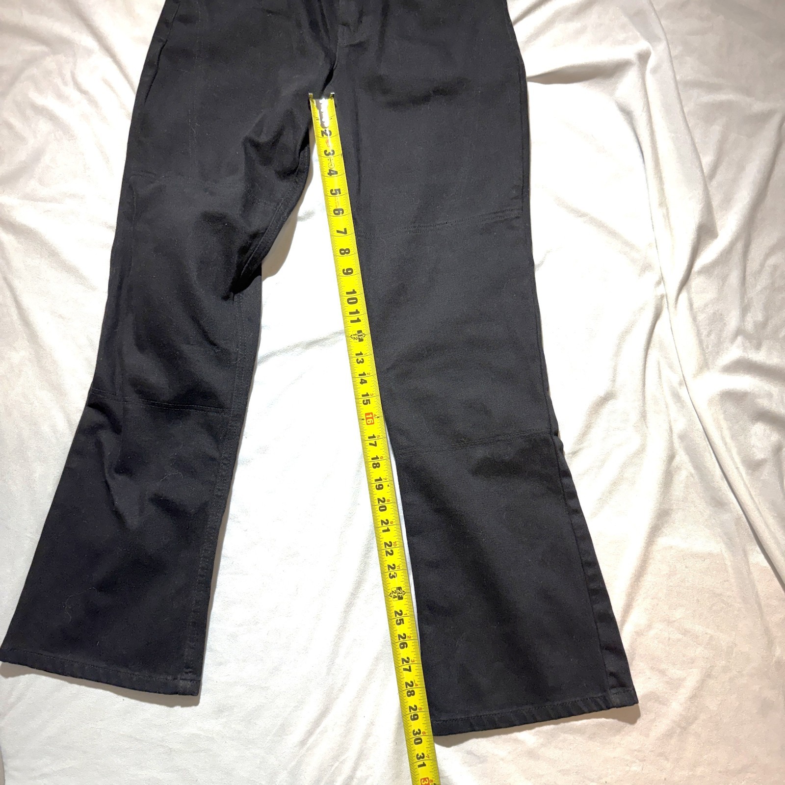 IRONWORKERS Women's Aramid Motor Cycle Jeans 12 Black Reinforced Armored