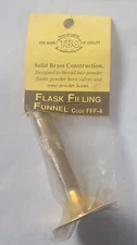 TDC Brass Flask Filling Funnel Muzzleloader Black Powder NIP
