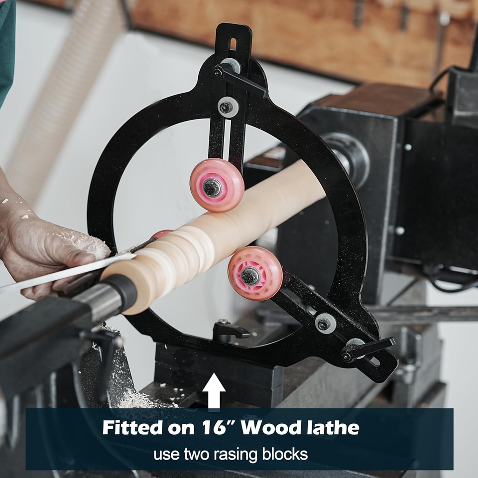 Spindle Rest Fixture Woodturning Steady Rest for 12