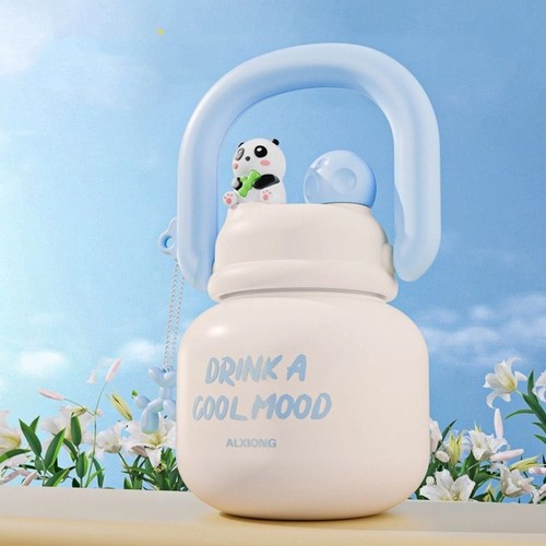 Large Capacity Insulated Water Bottle Office Double Drink Cup Student - Picture 9 of 16