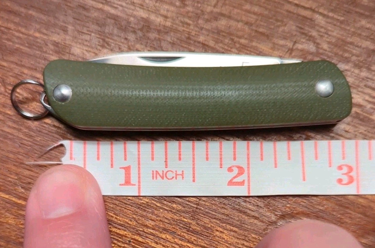 Boker Plus Single Blade Folding Pocket Knife keychain lanyard loop countycomm 