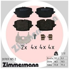 Satz Bremsbeläge Bremsklötze vorne für BMW 1-er F70 2-er U06 X1 U11 26219984