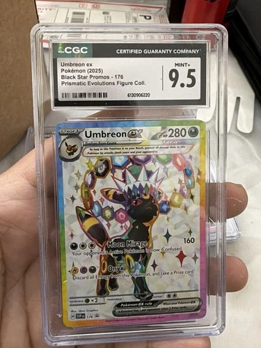 Umbreon ex 176 Pokémon CGC 9.5 Black Star Promo Prismatic Evolutions Holo