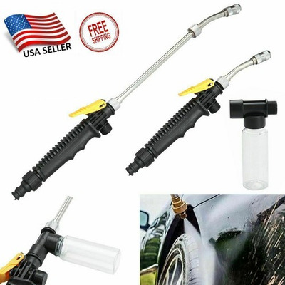 #ad 2 In 1 Garden High Pressure Power Washer Nozzle Car Washing Spray Gun Accessory $10.55
