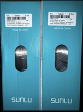 2x SUNLU PETG Transparent 1,75 mm 1 kg – Klar/Transparent – Neu & OVP