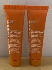 Peter Thomas Roth Pumpkin Enzyme Mask 0.47oz 14ml X2 NEW SEALED