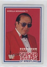 1990 MSL Bubble Gum Super Stars of Wrestling Series 3 Gorilla Monsoon #18 1u6