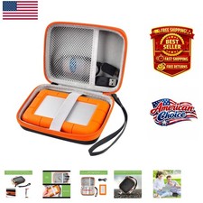 Compact Hard Shell Case for LaCie Mini External Hard Drives - USB Storage