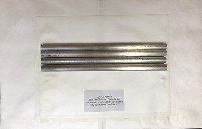 4 Pieces 3/4'' ALUMINUM 6061 round ROD 12'' Long Solid T6511 New Lathe Bar Stock L