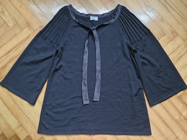 Women Alberta Ferretti Shirt Black Wool 40 / L /