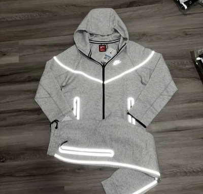#ad Nike Sportswear Tech Fleece Hoodie amp; Joggers Set Full Zip Reflective Details $149.99