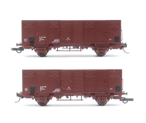 ROCO SPUR "HO" 56302 PAAR FS BRAUN #881-4 GÜTERWAGEN | Zustand: Used
