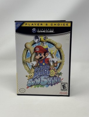 Super Mario Sunshine Nintendo GameCube Game & Case Pristine Disc Authentic Retro