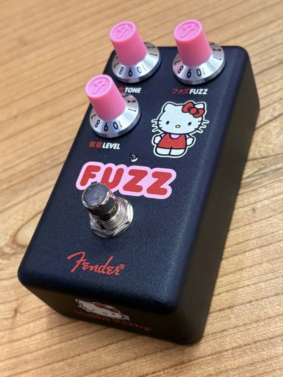 Fender Hello Kitty Black Fuzz Pedal Fuzz Distortion Effects Pedal