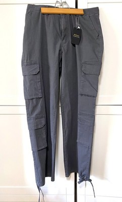 NV Felix Cargo Pants Dark Grey XL Womens Drawstring, Ankle Tie NWT