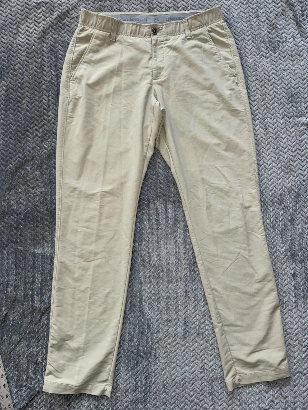 Under Armour Performance Men Pants Activewear Khaki Chino Size 34