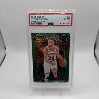 STEPHEN CURRY 2024-25 SELECT COURTSIDE GREEN DISCO PRIZM PSA 8 5/5 eBay 1/1 SSP