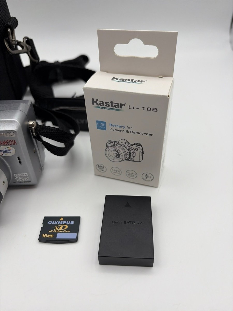 Olympus CAMEDIA C-765 Ultra Zoom 4.0MP Digital Camera Silver 16MP