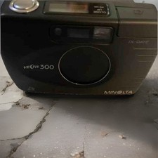 Working Minolta Vectis 300 / AF 24-70mm Point Shoot APS Film Camera with Box
