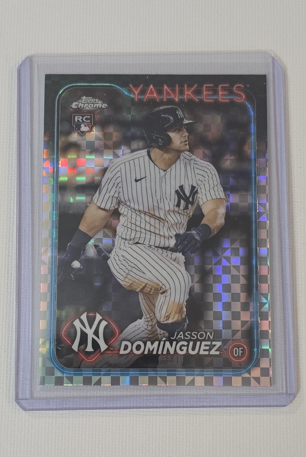 Jasson Dominguez #89 Baseball Cards 2024 Topps Chrome trading card — raw and PSA graded price guide