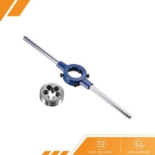 Round Die Stock Handle Wrench Set - 5/8-11 UNC Threading Die 38mm Die Holder