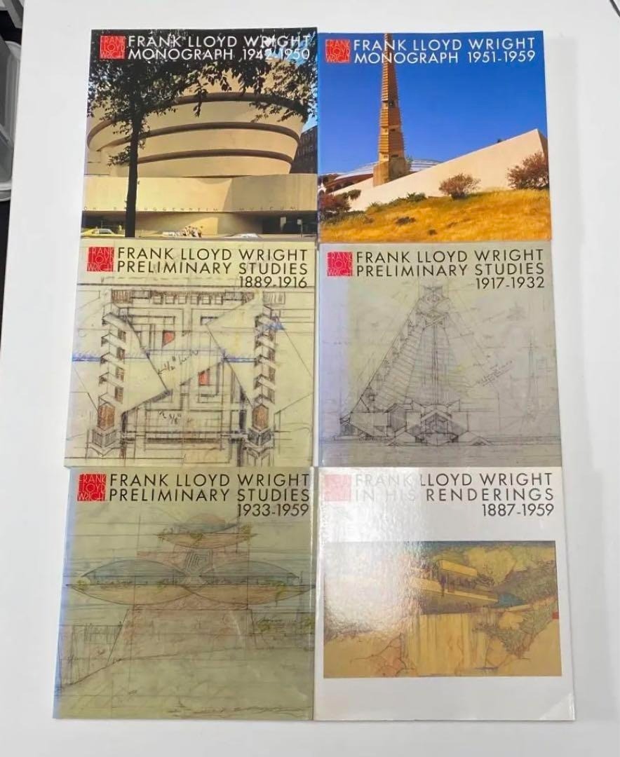 The Complete Works of Frank Lloyd Wright 12 volumes Set Monograph