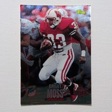 Classic Games 1995 NFL Draft Brent Moss #53 Dolphins Badgers Football Card